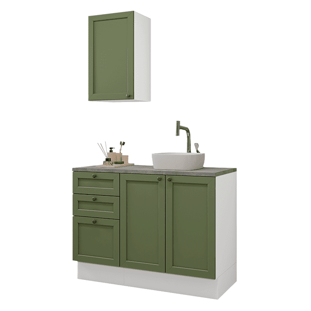 Conjunto de Baño Completo Para Almacenaje Madesa Vik 110 BV