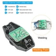 thumbnail image 5 of Uxcell AC 110V 100W Welding Lamp Dimmer Black Rotary Cord Switch, 5 of 6