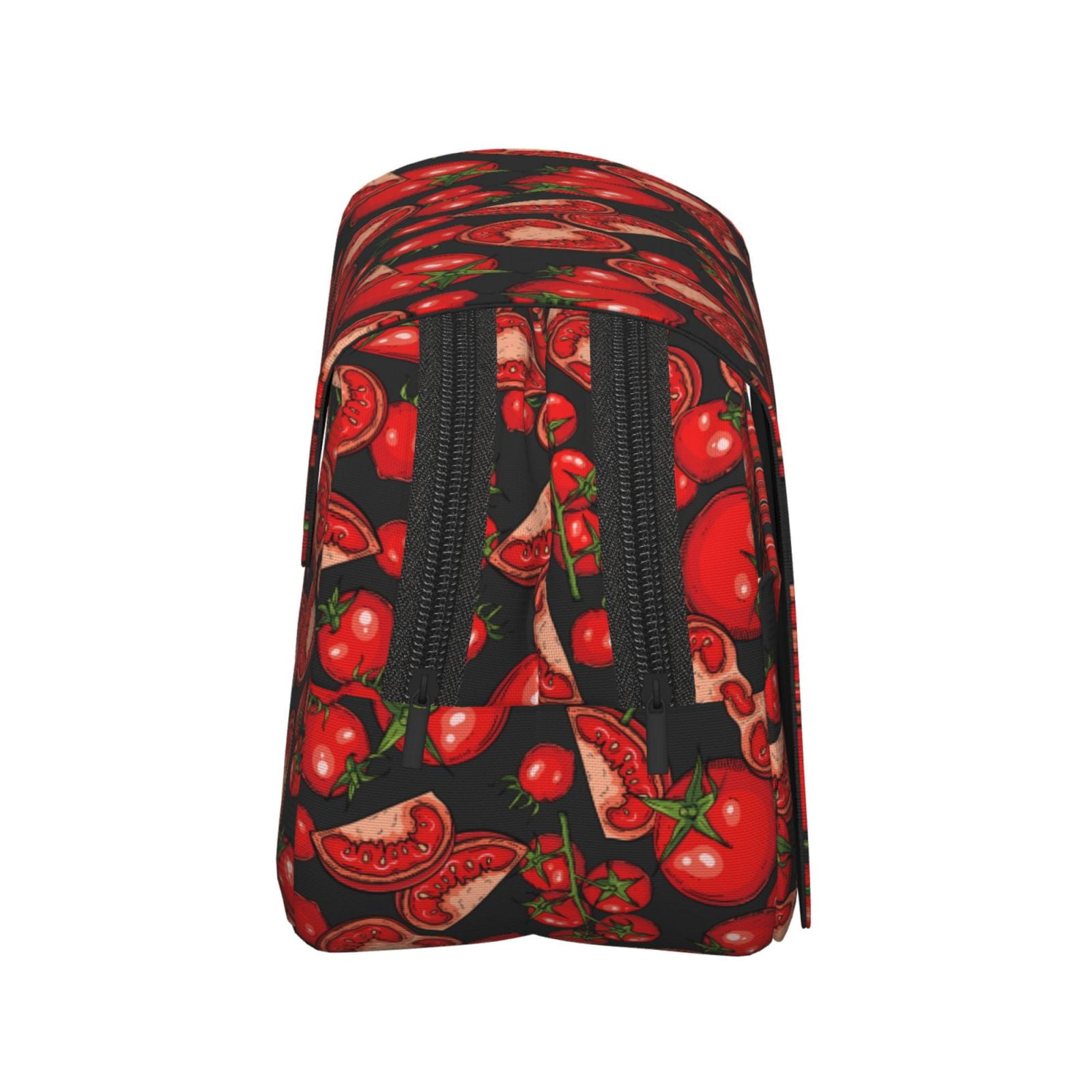 Rateoe Tomato Pattern Double Clamshell Pen Case, Storage Organizer with Two Zipper Compartments– Holds Up to 50 Pencils & Pens