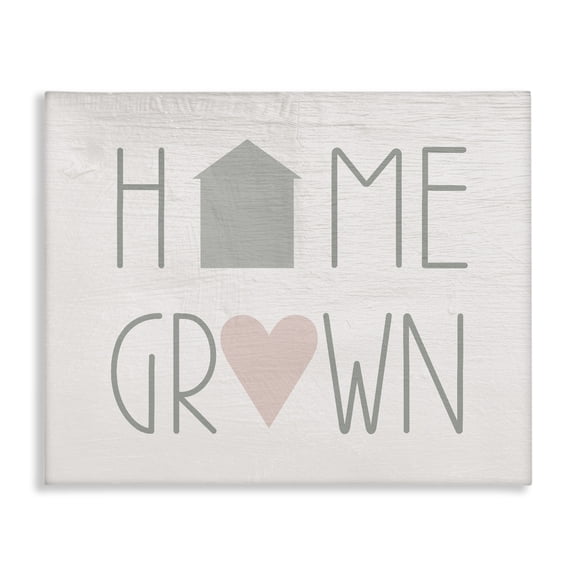 Stupell Industries Rustic Lodge Home Grown Country Words Canvas Art, 20 x 16, by Lil' Rue