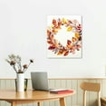 thumbnail image 2 of JRXY Thanksgiving Fall Wall Art Prints Watercolor Pumpkin Mushroom Paper Wall Arts Decor Unframed 16x20 in, 2 of 4