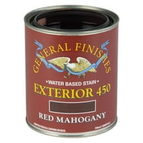General Finishes, EXTERIOR 450 STAINS, Red Mahogany, Quart