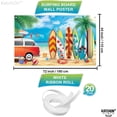 thumbnail image 4 of Xtralarge Beach Backdrop for Party - 72x44 Inch | Beach Party Backdrop, Beach Banners | Beach Party Decorations, Summer Party Decorations | Beach Photo Backdrop for Surf Party Decorations, 4 of 8