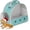 Green, variant on Multicolor Clear Bubble Window Small Animal Travel Backpack Airline Approved Carrier for Hamster Guinea Pig Hedgehog Bearded Dragon Sugar Glider