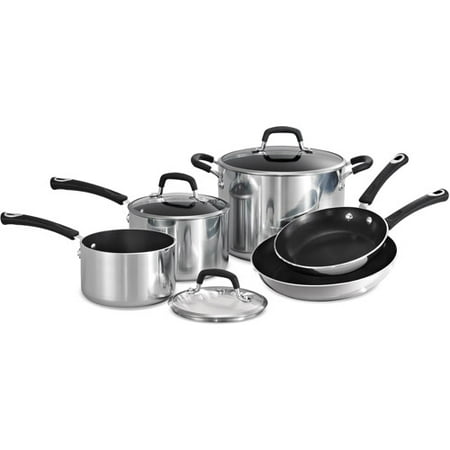 cookware tramontina stick piece non polished aluminum walmart