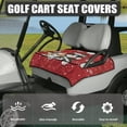 thumbnail image 2 of Binienty Christmas Cat Golf Cart Seat Cover Towel Blanket 2 Passenger Seats Anti-Skid Soft Comfortable Golf Cart Seat Towel Cushion Cover Christmas Decorative Club Car Accessories, 2 of 7