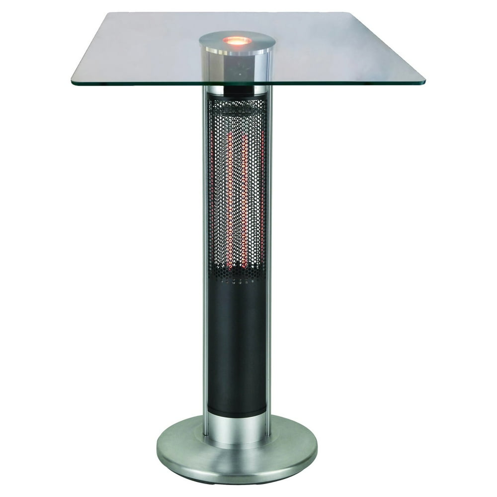 EnerG+ Infrared Electric Outdoor Heated Bistro Table with LED Bulb