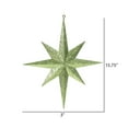 thumbnail image 2 of Vickerman 15.75" Lime Iridescent Glitter Bethlehem Star Christmas Ornament, 2 of 2