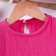thumbnail image 4 of kpoplk Newborn Baby Girl Summer Clothes Sleeveless Floral Top Ribbed Shorts Boho Outfit Set Size 18-24 Months,Hot Pink, 4 of 9