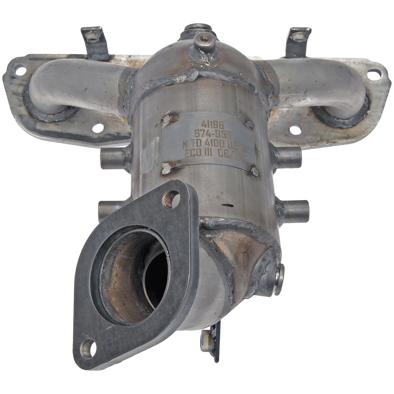 Dorman 674-955 Catalytic Converter with Integrated Exhaust Manifold for Specific Hyundai / Kia Models, Natural