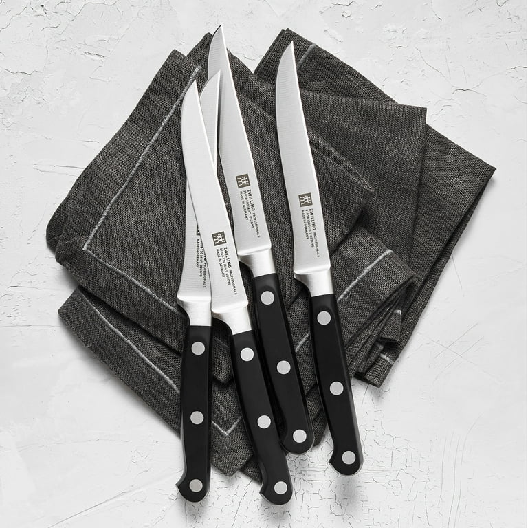 HENCKELS Premio Steak Knife Set, 4pc, Black