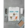 thumbnail image 3 of Dippin' Dots Variety Tee - Ice Cream Flavors Graphic Men's T-shirt, 3 of 4