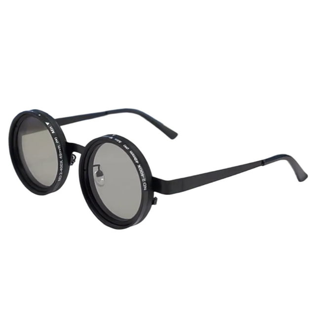 Lunettes de Soleil Filtre Nd 1–9 Étapes Contrôle Manuel des Teintes 2025 Teinte Réglable Lunettes Rondes Polarisées avec Lunettes de Soleil ND9 Réglables en Continu pour Hommes 1 à 9 Vitesses Lunettes de Plage Lunettes Anti-Choc Enfants