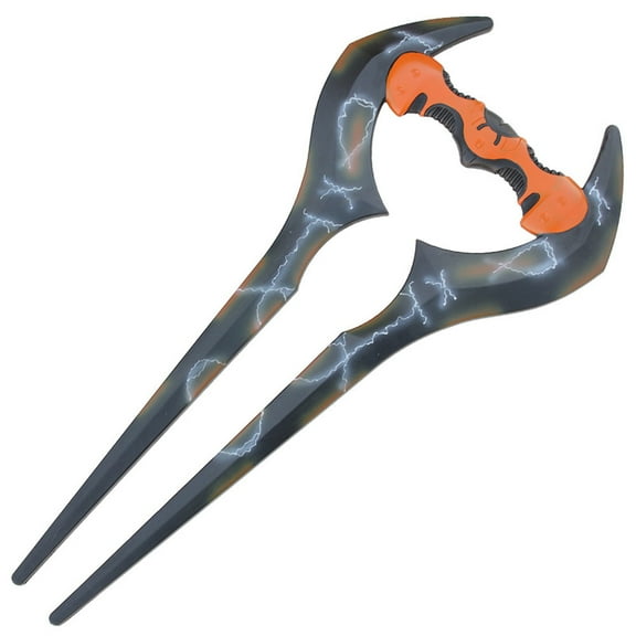 Armory Replicas Cosplay Foam Vorpal Energy Sword | Black & Orange Ionized Blade Replica for Conventions, Halloween & Costume Events | Foam Prop with Plasma Charge Design