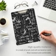 thumbnail image 4 of FMSHPON Different Types of Coffee Clipboard Hardboard Wood Nursing Clip Board and Pull for Standard A4 Letter 13x9 inches, 4 of 7