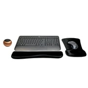 Logitech MK540 Advanced Wireless Keyboard & Mouse Combo Travel Home Office Active Lifestyle Must-Have Modern Bundle with Mini Portable Wireless Bluetooth Speaker, Gel Wrist Pad & Gel Mouse Pad