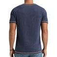 thumbnail image 4 of Iceglad Mens Henley Shirts Short Sleeve T Shirt Fashion Casual Slim V Neck Shirts, 4 of 9