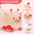 thumbnail image 3 of MaoGoLan 17.7" 5Pcs Mushroom Cow Stuffed Animals Pillow with 4 Babies Inside Plush Toy, 3 of 7