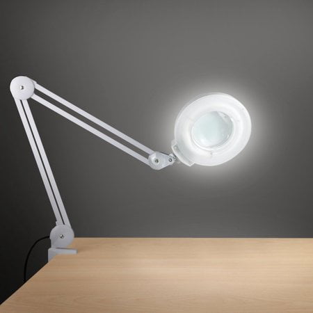 Daylight Clamp Magnifying Lamp Workbench Light 5 Diopter