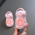 thumbnail image 2 of Penkiiy Summer Boys'And Girls First Walkers - Ultra-Comfort Summer Sandals with Non-Slip Soles | Trendy Animal Prints & Princess Style, 2 of 3