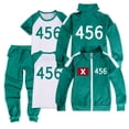 thumbnail image 1 of Squid Jeu, Vêtements de Sport, Ensemble Complet avec Corde 456, 1 of 5