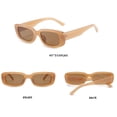 thumbnail image 2 of Gafas de Sol Retro Rectangulares BUTABY UV400 para Mujer, 2 of 6