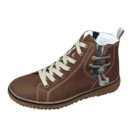

Mepaouo Hiking Boots for Women Winter Warm High Top Walking Boots Lightweight Comfy Ankle Booties
