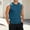 (Casual 235)Green, variant on Mens Summer Tank Casual Blouses Solid Color Fashion Sleeveless Sports Round Neck Tank Tops Plus Size