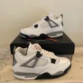 thumbnail image 1 of Size 11.5M - A i r-Jor-dan 4 Retro White Cement (2025) FV5029-100, 1 of 6