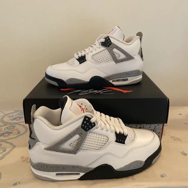 Size 11.5M - A i r-Jor-dan 4 Retro White Cement (2025) FV5029-100