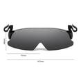 thumbnail image 5 of Polarized Clip On Sunglasses Hat Clipping on Sunglasses for Men Women UV Protection, 5 of 9