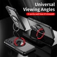 thumbnail image 5 of Allytechgroup for Samsung Galaxy A05 Case with kickstand, Built-in Rotating Stand Universal Viewing Angles Precision Camera Cutouts Military Grade Drop Protection for Women Men, Azure, 5 of 6