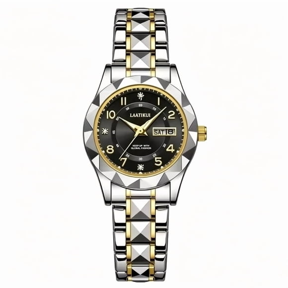 LAATIKUI Reloj de Cuarzo para Mujer Impermeable de Moda Casual de Negocios para Regalo