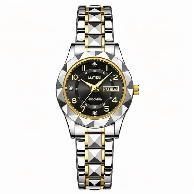LAATIKUI Reloj de Cuarzo para Mujer Impermeable de Moda Casual de Negocios para Regalo