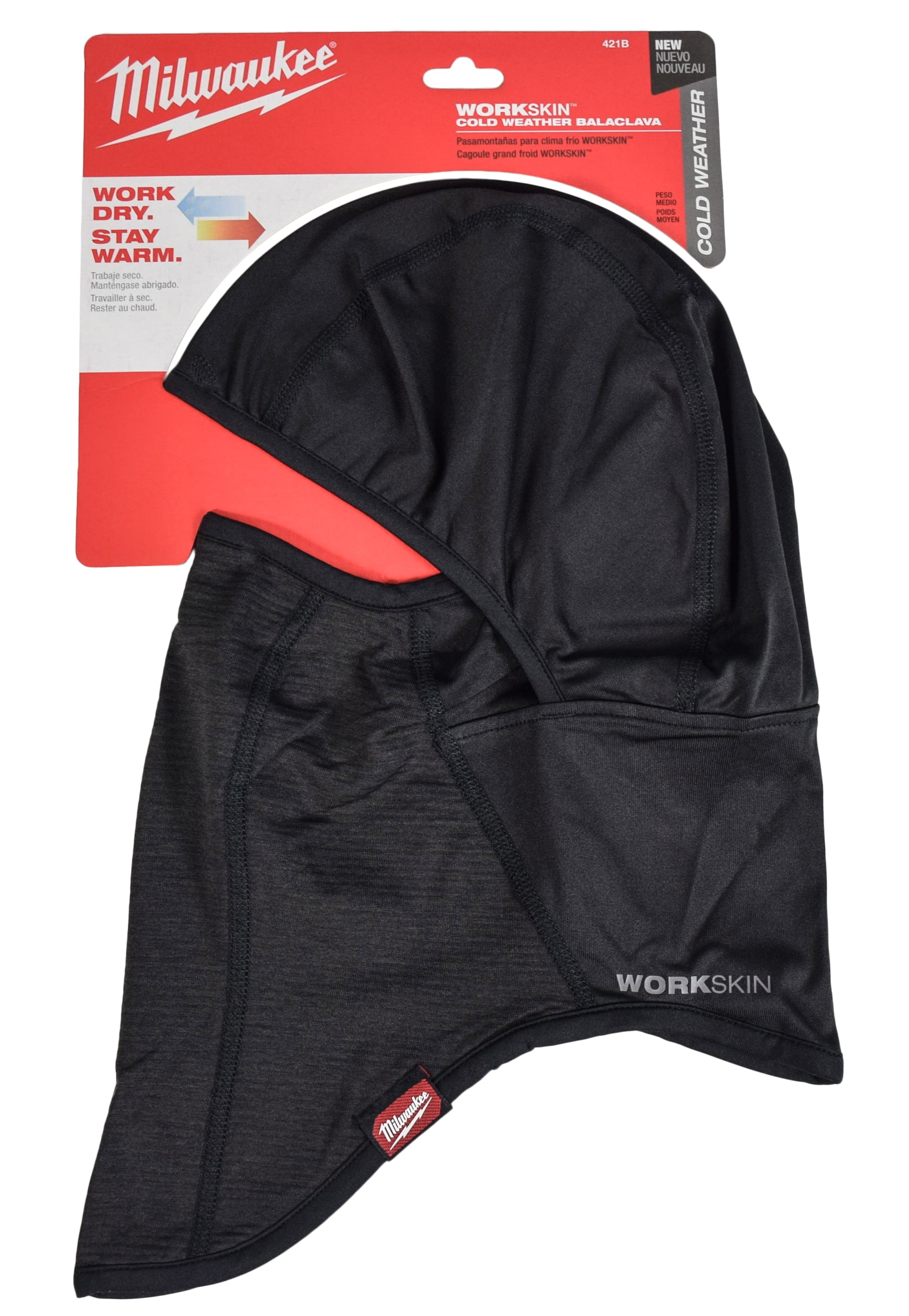 Milwaukee 421B WorkSkin MidWeight Cold Weather Balaclava