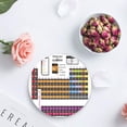 thumbnail image 4 of FMSHPON Periodic Table of Elements Set of 6 Round Coaster for Drinks, Absorbent Ceramic Stone Coasters Cup Mat with Cork Base for Home Kitchen Room Coffee Table Bar Decor, 4 of 6