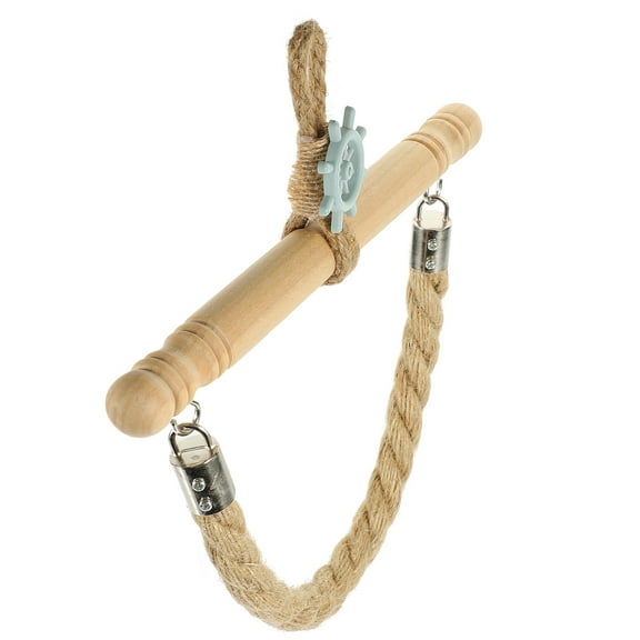 MLINS  Toilet Paper Hanging Stand Nautical Shop Rope Holder Bathroom Shelves Office