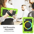 thumbnail image 2 of Allytech Lenovo Tab M9 Case TB-310FU 2023, With Build-in Screen Protector Shoulder Strap 360 Rotating Kickstand Hand Strap Rugged Full Body Portective Case Cover Shell for Lenovo Tab M9 -Green + Black, 2 of 7
