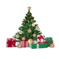 thumbnail image 1 of 36 Uds. Adornos colgantes bolas de Navidad de PVC adornos navideños (oro 4cm), 1 of 8
