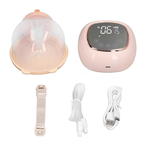 Electric Breast Pump Hands Free Mute High Suction Wearable Automatic Massage 3 Mode 9 Speed Pink Electric Breast Pump