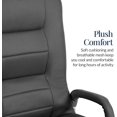 thumbnail image 5 of PRZL Swivel Gaming Chair 360 Degree Multipurpose Floor Chair Rocker for TV, Reading, Playing Video Games w/Lumbar Support, Armrest Handles, Adjustable Foldable Backrest - Dark Gray, 5 of 16