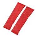 thumbnail image 4 of Women's Sparkly Fishnet Gloves, Long Mesh Arm Sleeve Open Finger Gloves for Halloween Party Wedding, Evening Glam Gloves and Masquerade Accessory - Red, 4 of 4