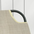 thumbnail image 5 of Outsunny Garden Rocking Chair for Patio, Balcony, Porch, Light Brown, 5 of 9