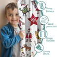 thumbnail image 3 of Blackout Kids Curtains,White Christmas Santa and Character Pattern Childrens Insulated Curtains Set Of 2,Bedroom Essentials,Toddler Room Decor 52"x63", 3 of 5