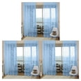thumbnail image 2 of Advancent Home Window Curtain Replacement Bedroom Flocking Decoration Accessory Privacy Protection Soft Drape Breathable Full Type1 NO1, 2 of 6