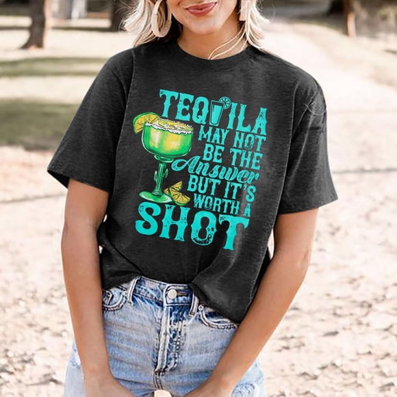 TINZ De Shirt Mexico Tees: Women Mexico Mexican Party Tshirt Funny Short Sleeve Clothes Tall Women's Shirts Tall Long Sleeve Shirts for Women Short