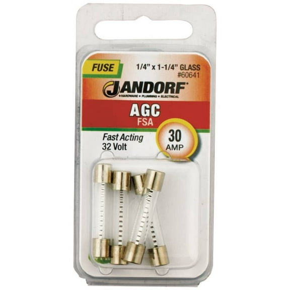 Jandorf Specialty Hardw Fuse Agc 30A Fast Acting 60641