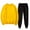 Yellow, variant on Pyhlmscde Women's Fashionable And Casual Solid Color Sweatshirt And Pants Suit, Fall Outfits for Women, Winter Clothes for Women, Sweatsuits Women 2 Piece Outfit