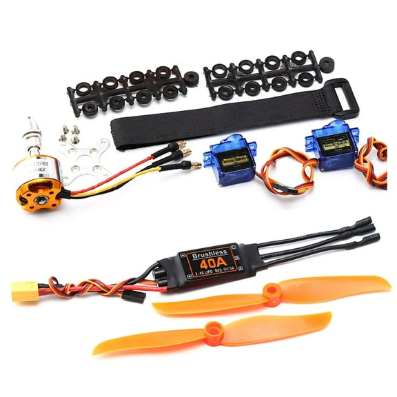 TAPDRA All-in-One RC Package with 9g Servo, 40A ESC, & 2200KV Motor, Ideal for Racing & Flying
