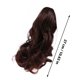thumbnail image 2 of unbranded Extensión De Clip Marrón Sintético Para Volumen Y Longitud Natural, 2 of 8